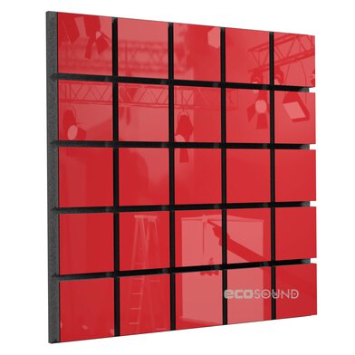 Купить acoustic panel ecosound tetras wood red 50x50cm 53mm  по низкой цене