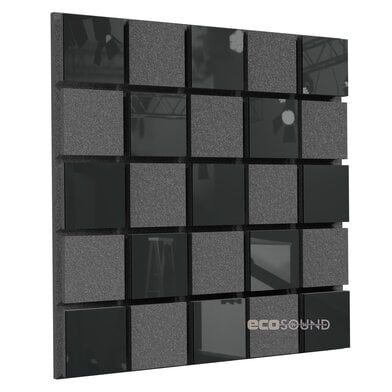 Купить acoustic panel ecosound tetras acoustic wood green 50x50cm 53mm  по низкой цене