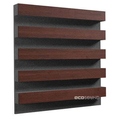 Купить acoustic panel ecosound comb heavy apple-locarno 50 x 50 cm 53 mm brown по низкой цене