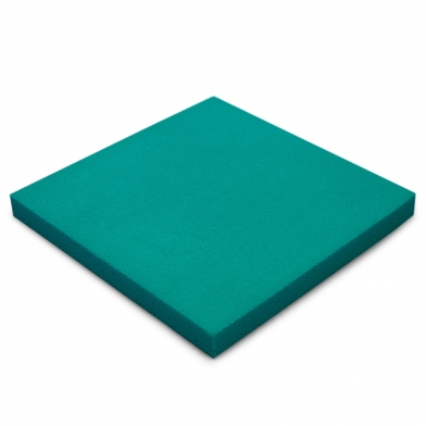 Купить acoustic foam panel ecosound pattern velvet 60mm, 60x60cm color dark green по низкой цене