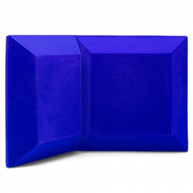 Купить velvet acoustic panel made of acoustic foam ecosound velvet electric blue 25x25cm 50mm по низкой цене