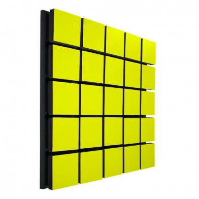 Acoustic panel Ecosound Tetras Wood Yellow 50x50cm 53mm 