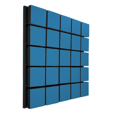 Купить acoustic panel ecosound tetras wood blue 50x50cm 53mm  по низкой цене