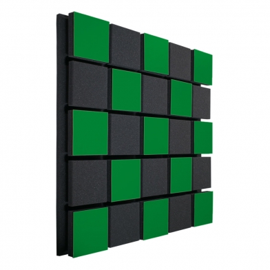 Acoustic panel Ecosound Tetras Acoustic Wood Green 50x50cm 53mm 