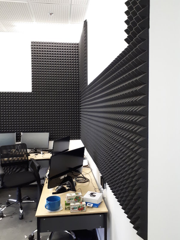 Acoustic foam panel Ecosound Pyramid Gain Green 70 mm 45x45cm