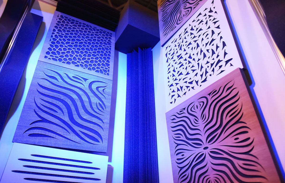 Acoustic diffuser diffuser Ecosound PINDIFF CRATER White 53mm 50x50 cm