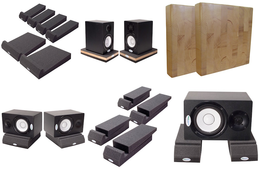 Stands for acoustic monitors or subwoofer Ecosound Acoustic Stand Pro 53 mm 30x20 cm Graphite black